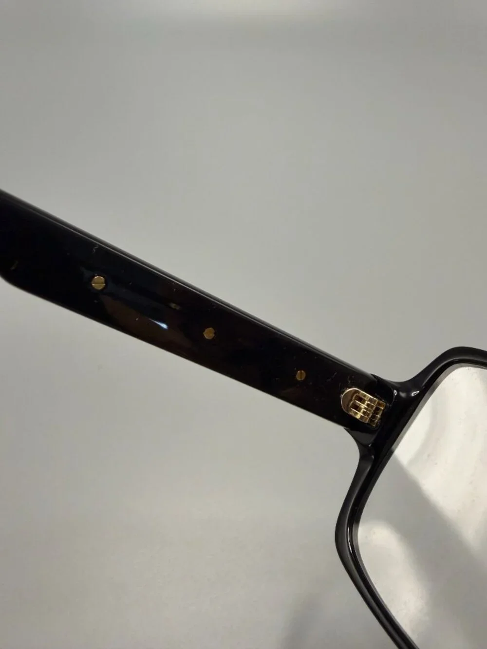 Versace VE3337 GB1 Black Gold Eyeglass Frames 53-15-140 New Demo